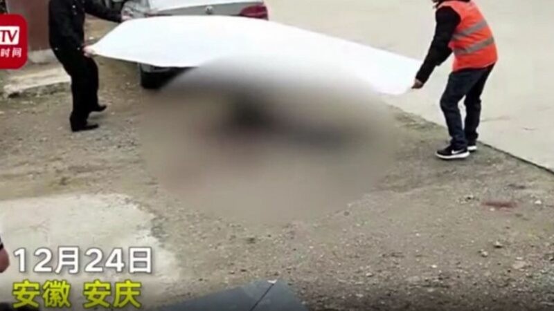 安徽平安夜：弥陀镇法院外骇人命案  丈夫当街砍下妻子头